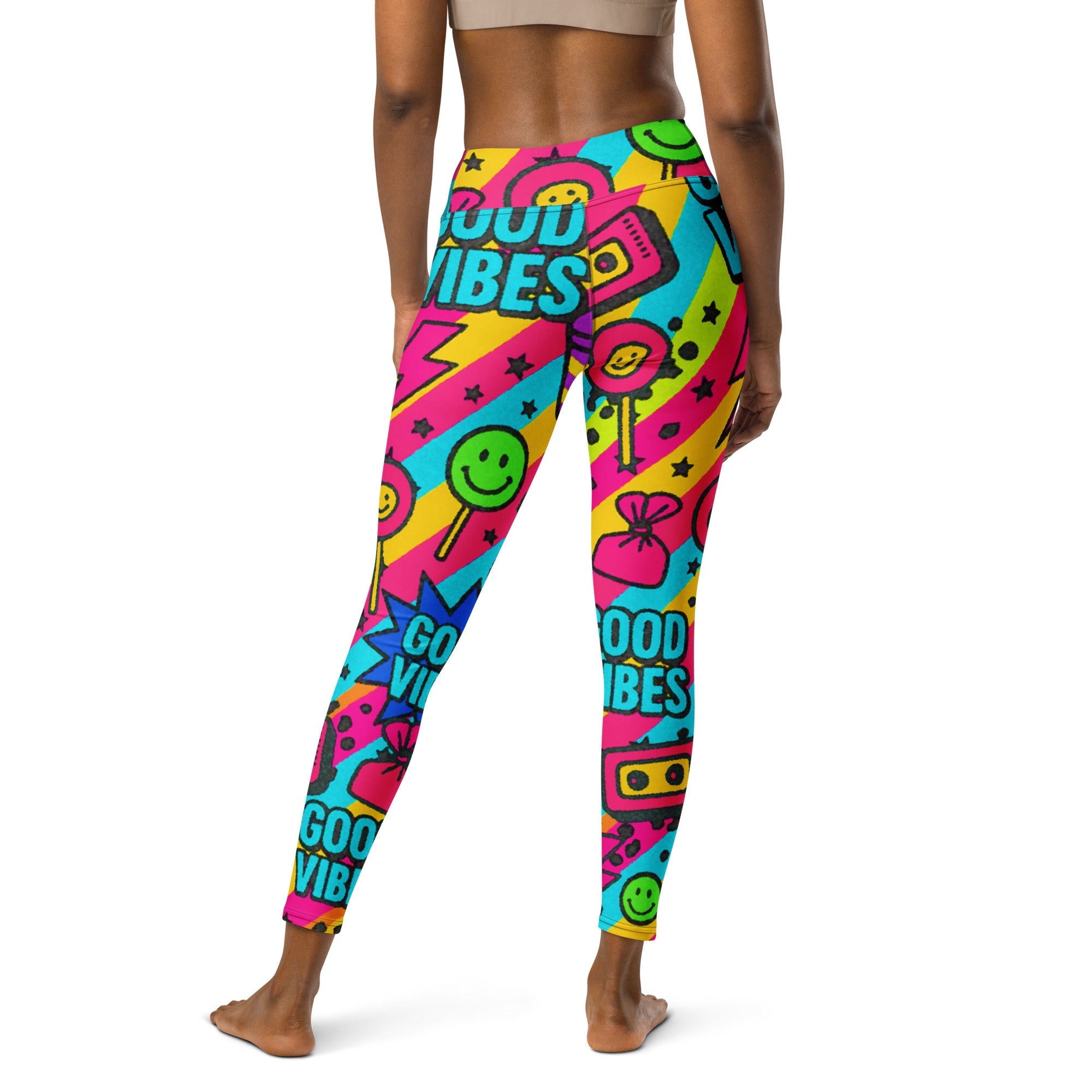 Good Vibes Only Yoga Leggings