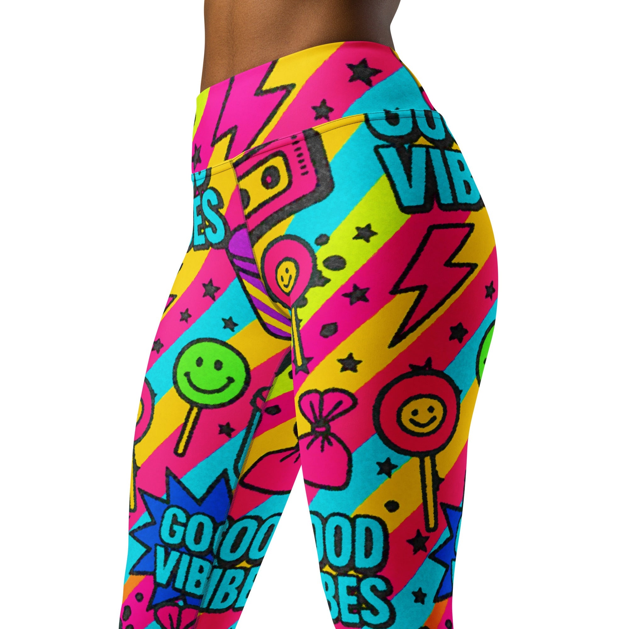 Good Vibes Only Yoga Leggings