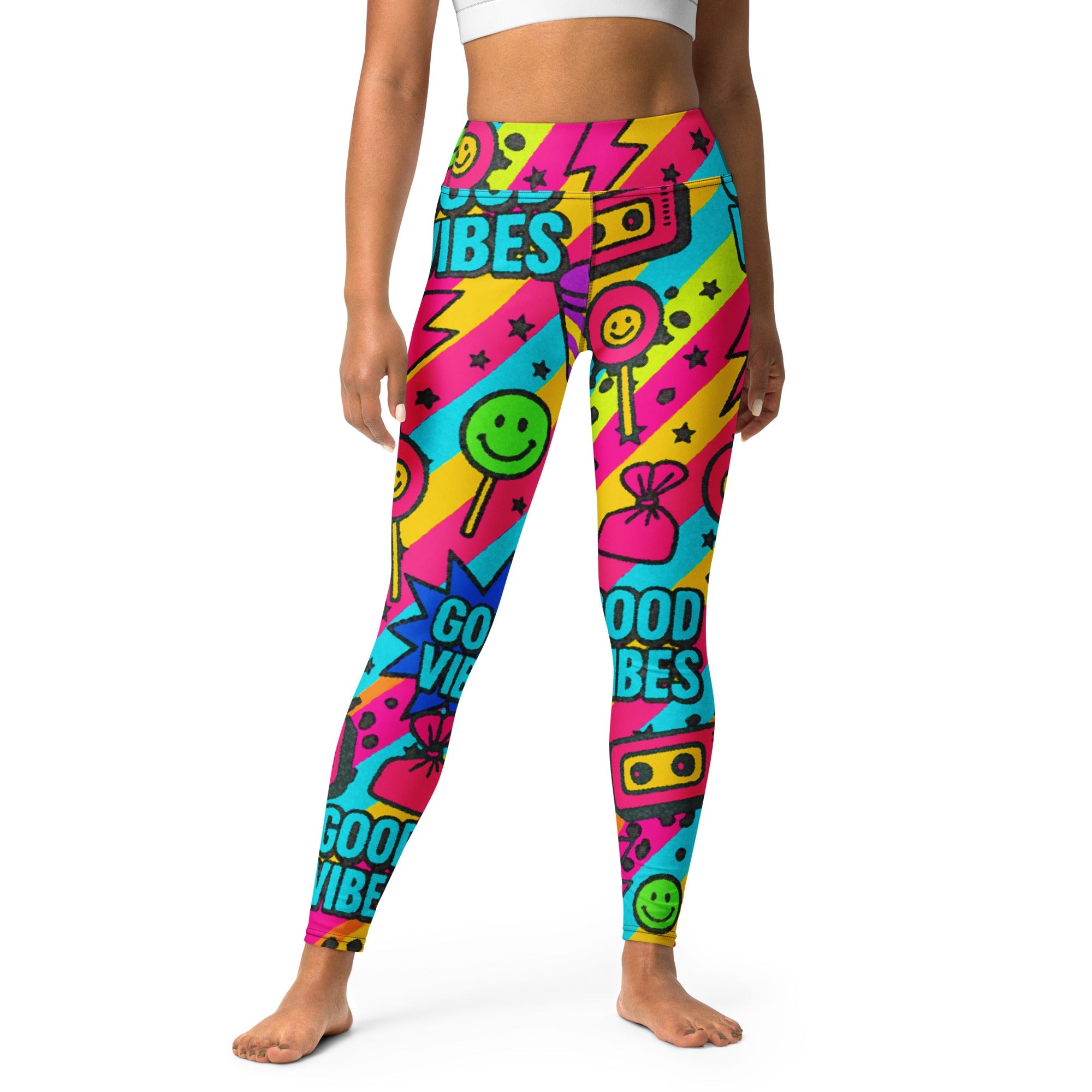 Good Vibes Only Yoga Leggings