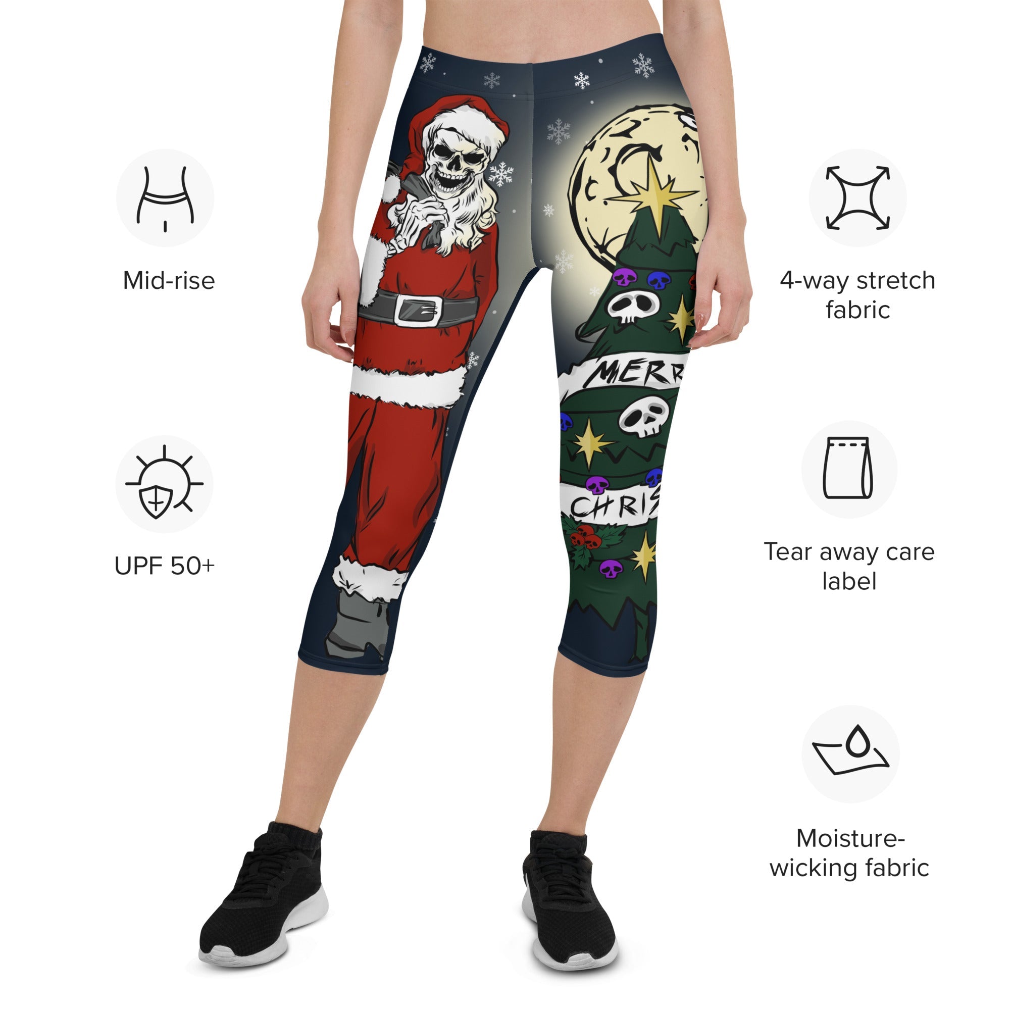 Goth Christmas Capris