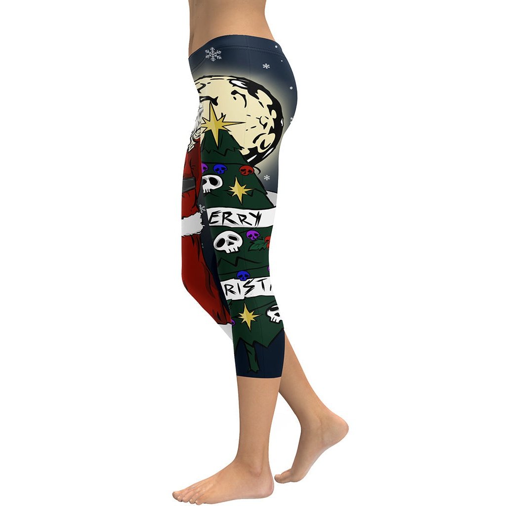 Goth Christmas Capris