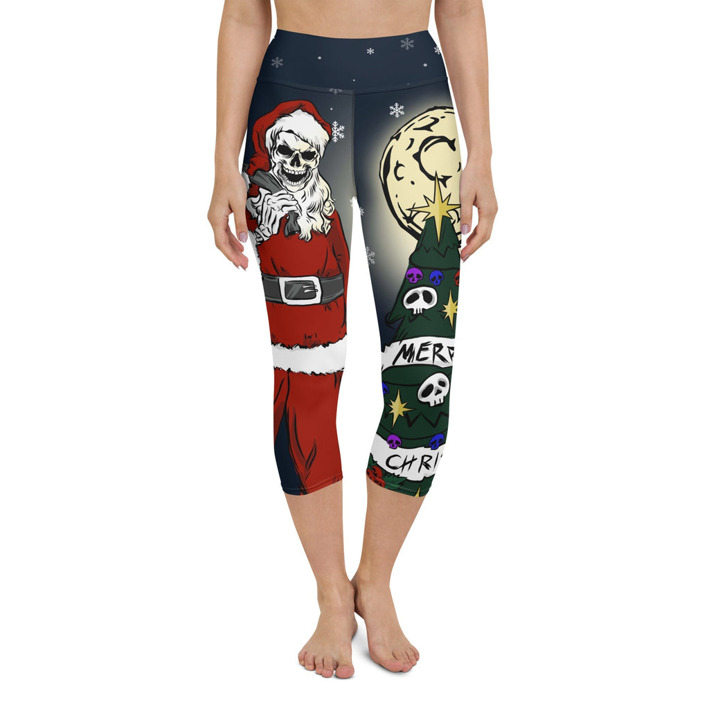 Goth Christmas Yoga Capris