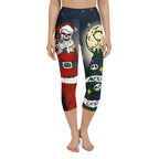 Goth Christmas Yoga Capris