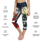 Goth Christmas Yoga Capris