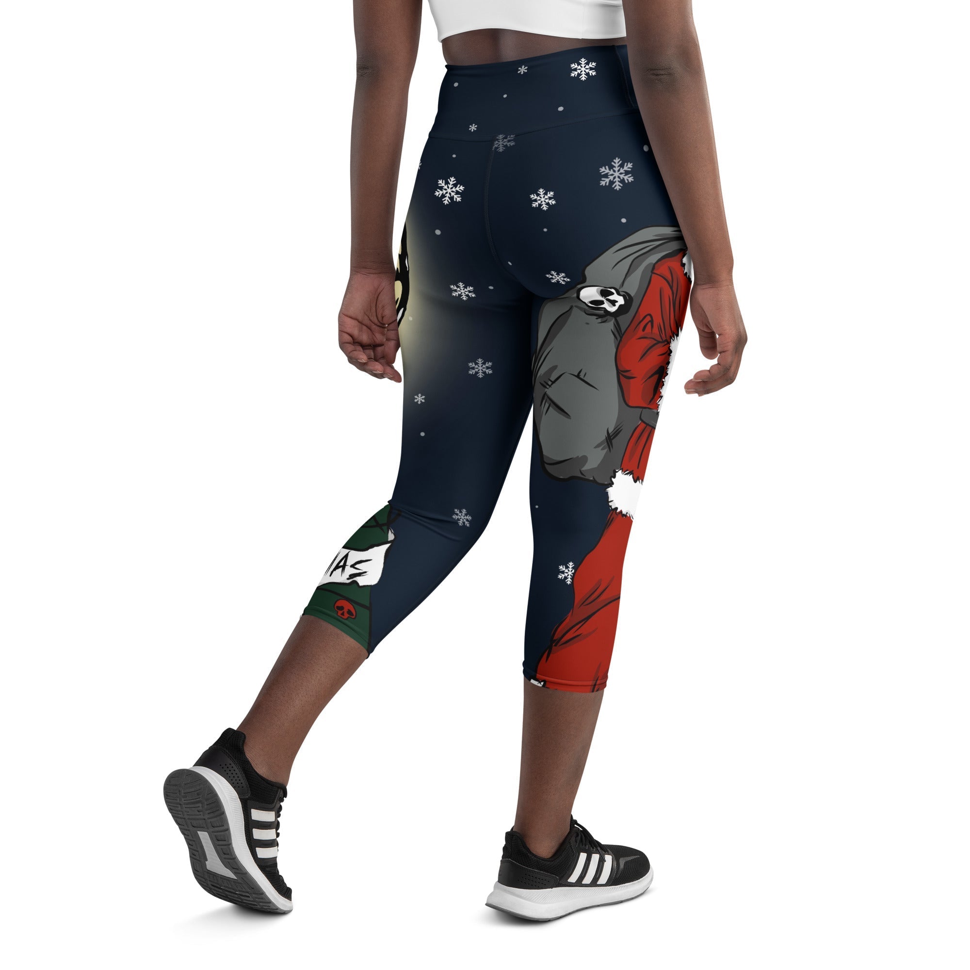 Goth Christmas Yoga Capris