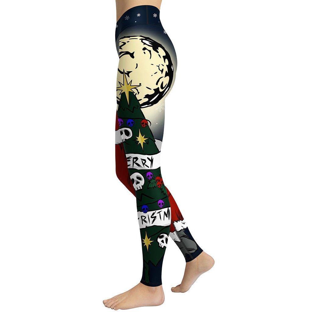 Goth Christmas Yoga Leggings