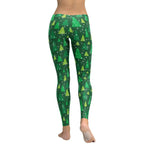 Green Forest Christmas Leggings