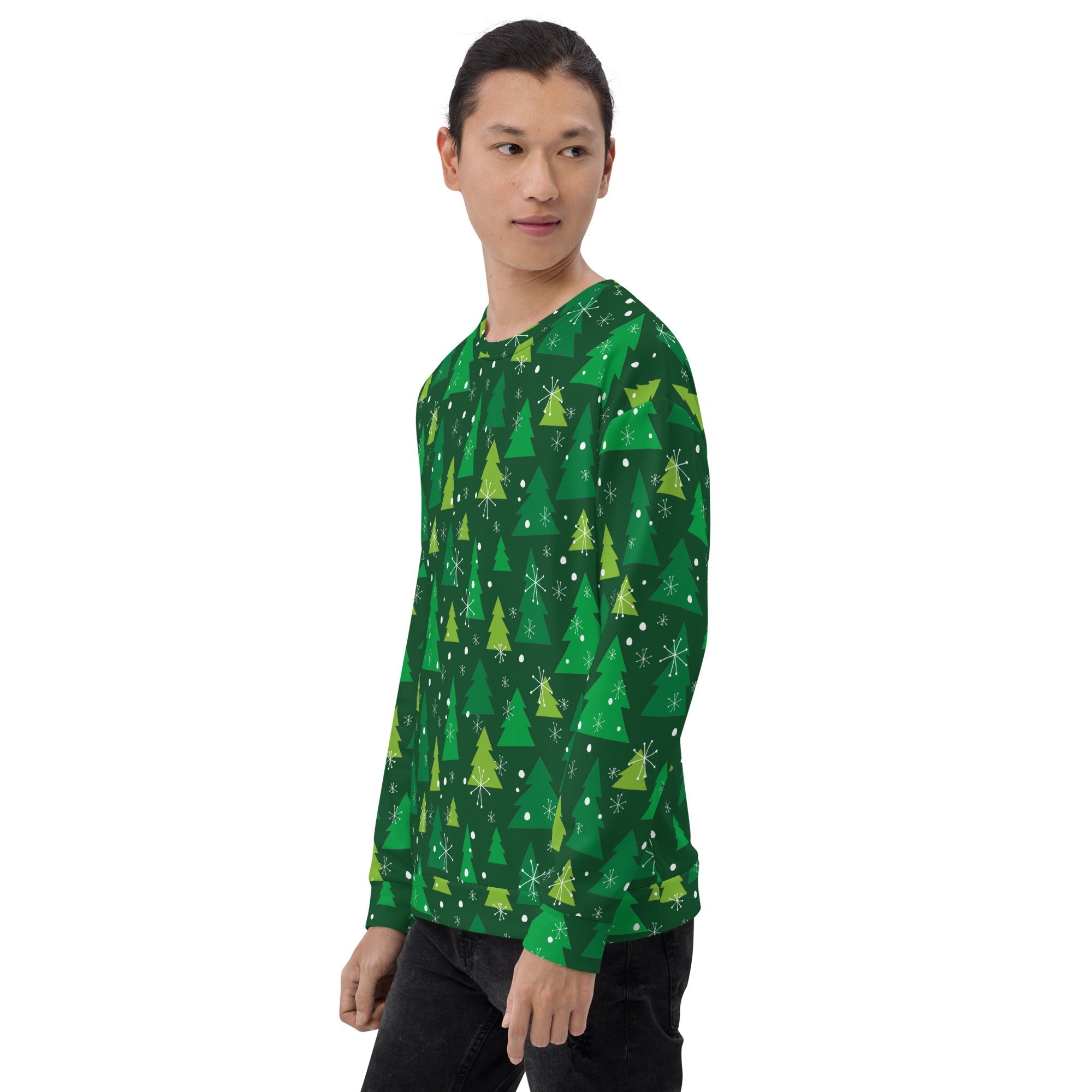 Green Forest Christmas Sweatshirt