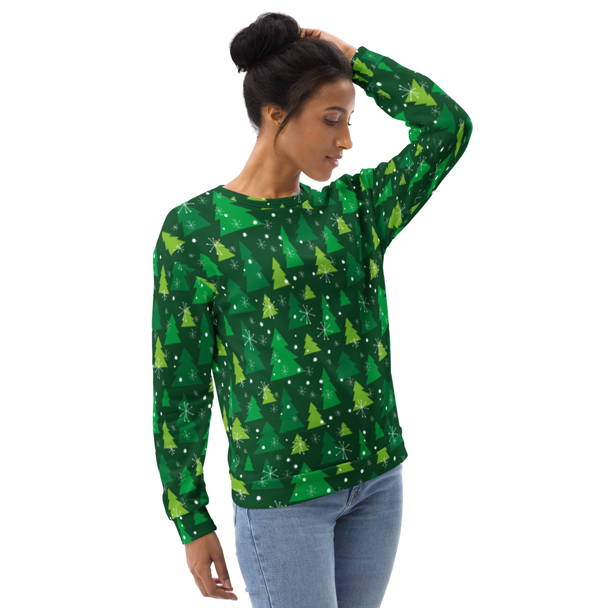 Green Forest Christmas Sweatshirt