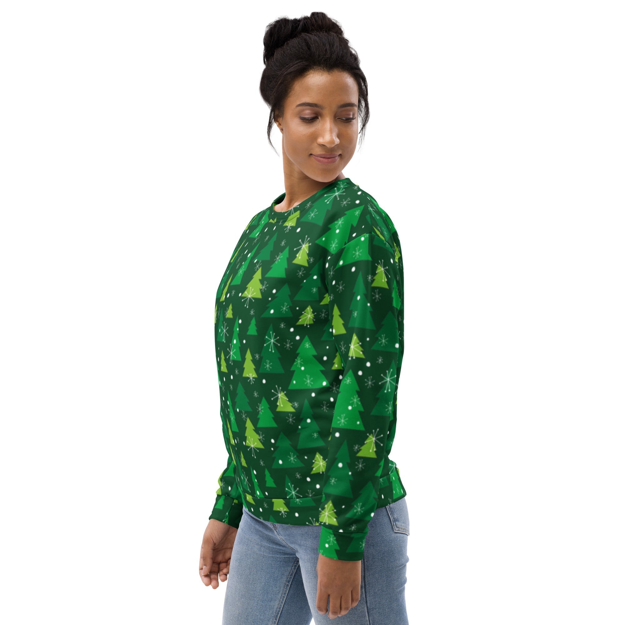 Green Forest Christmas Sweatshirt