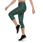 Green Irish Plaid Capris