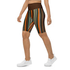 Groovy Stripes Biker Shorts