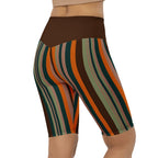 Groovy Stripes Biker Shorts