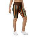 Groovy Stripes Biker Shorts