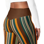 Groovy Stripes Flare Leggings