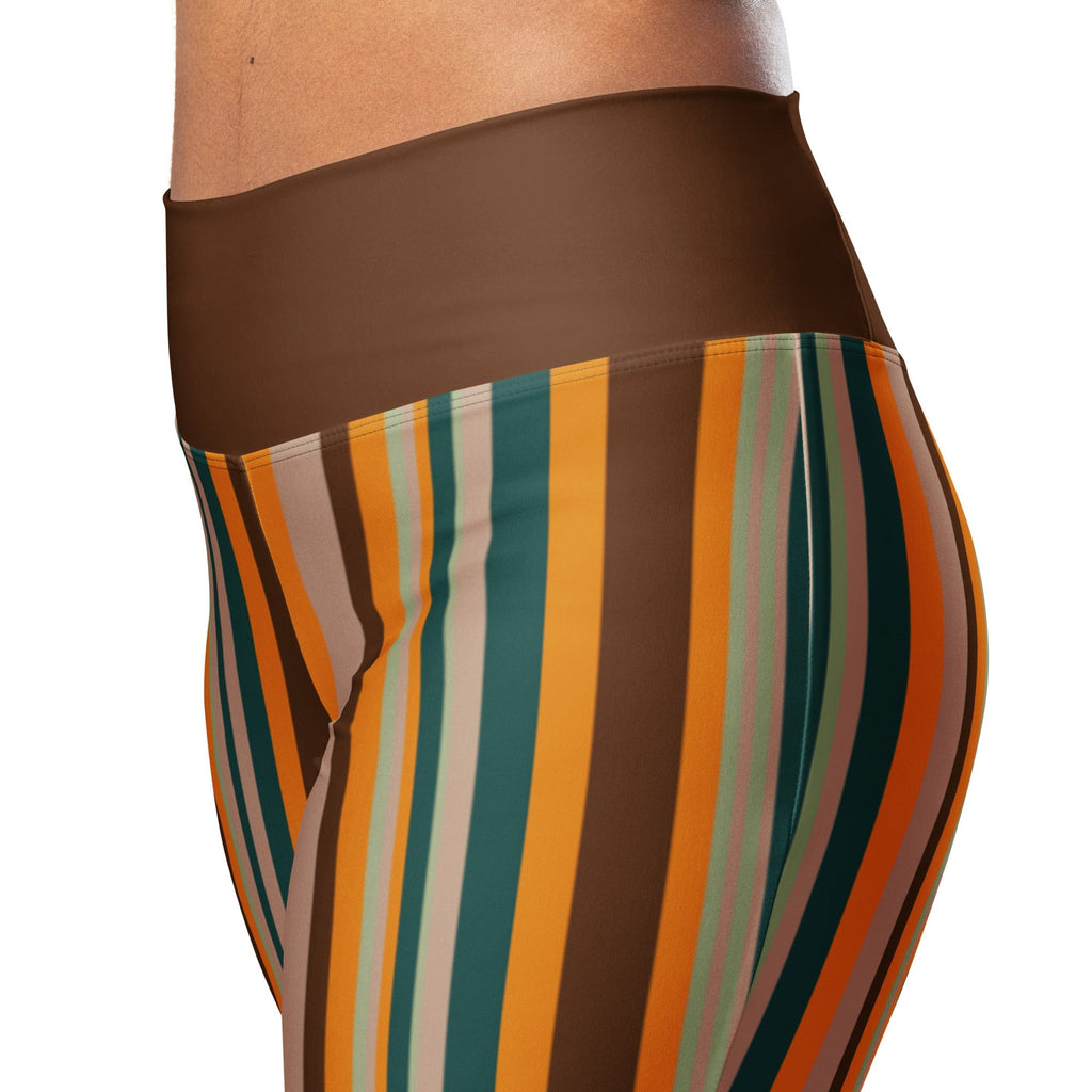 Groovy Stripes Flare Leggings