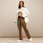 Groovy Stripes Flare Leggings