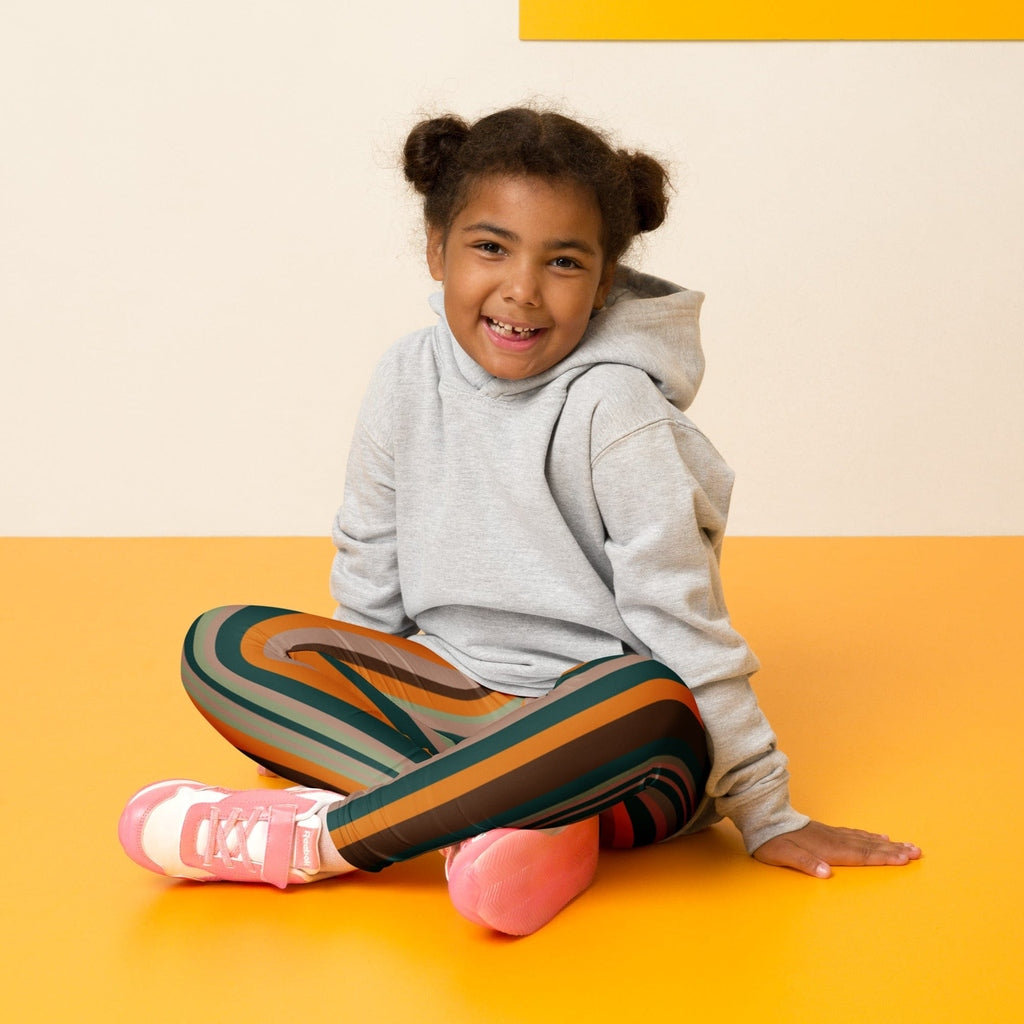 Groovy Stripes Kid's Leggings