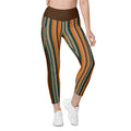 Groovy Stripes Leggings With Pockets