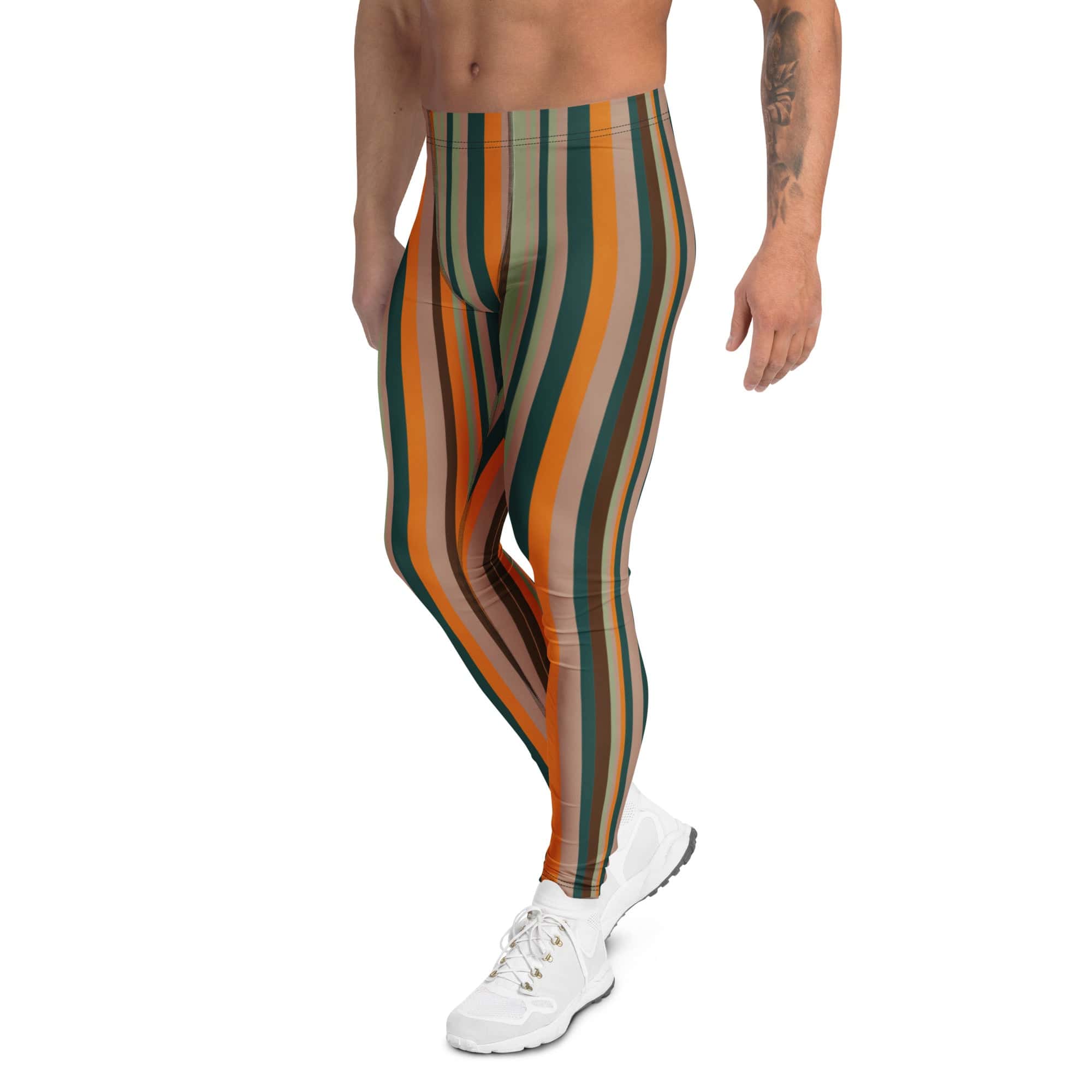 Groovy Stripes Men's Leggings