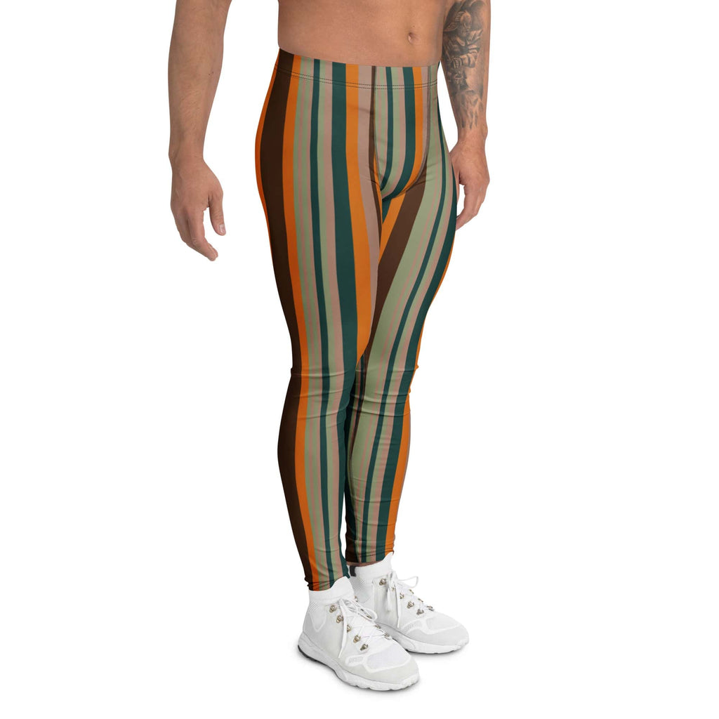 Groovy Stripes Men's Leggings