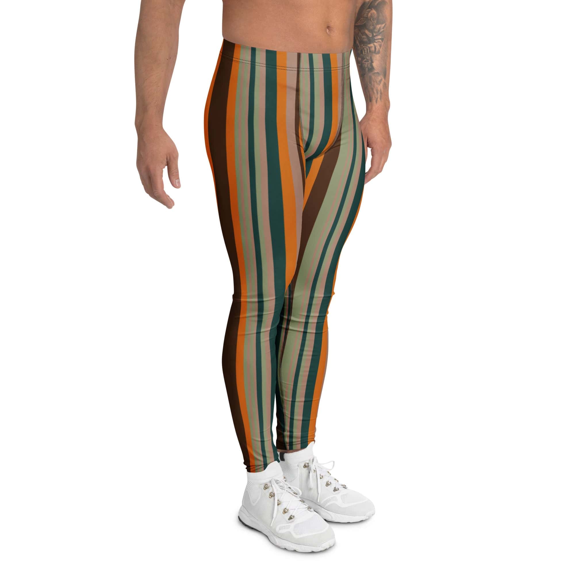 Groovy Stripes Men's Leggings