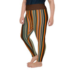 Groovy Stripes Plus Size Leggings