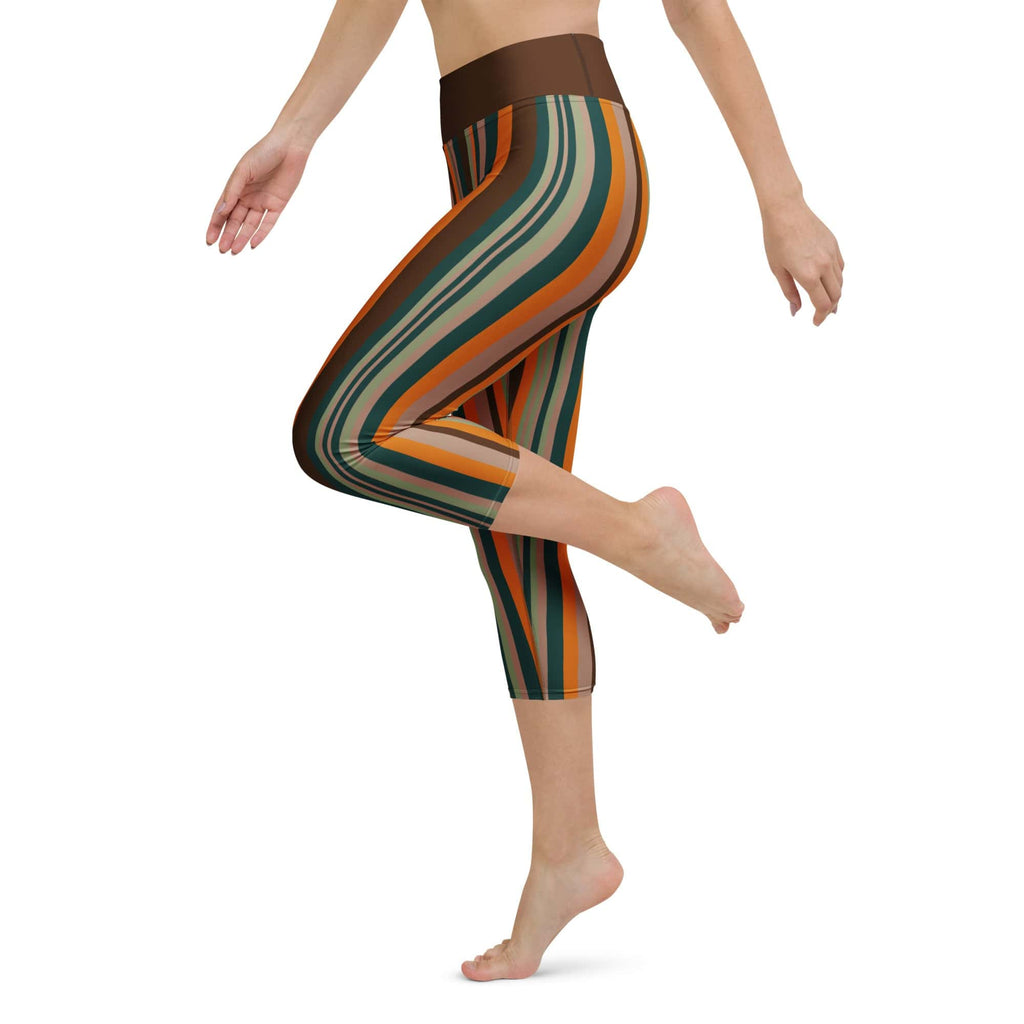 Groovy Stripes Yoga Capris