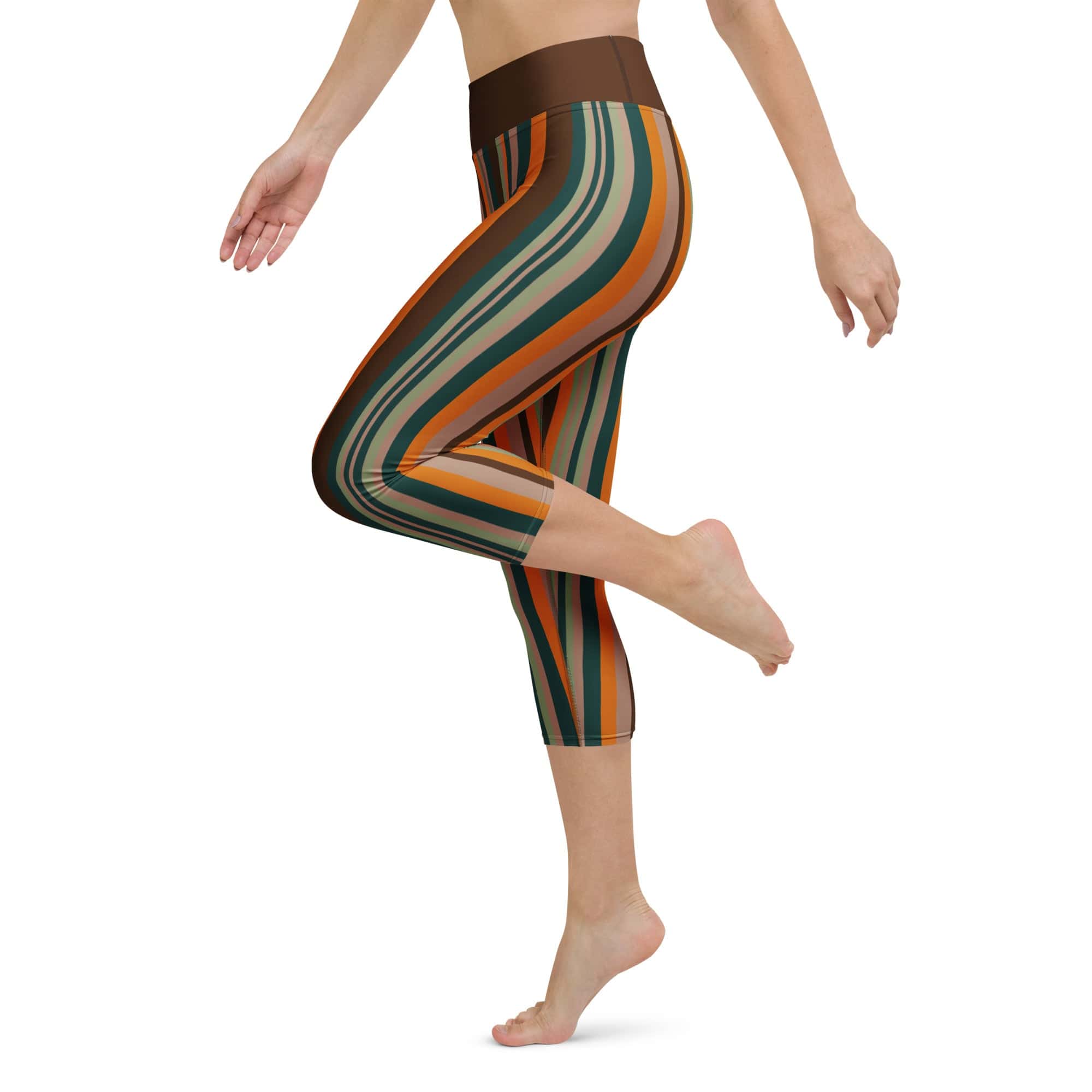 Groovy Stripes Yoga Capris