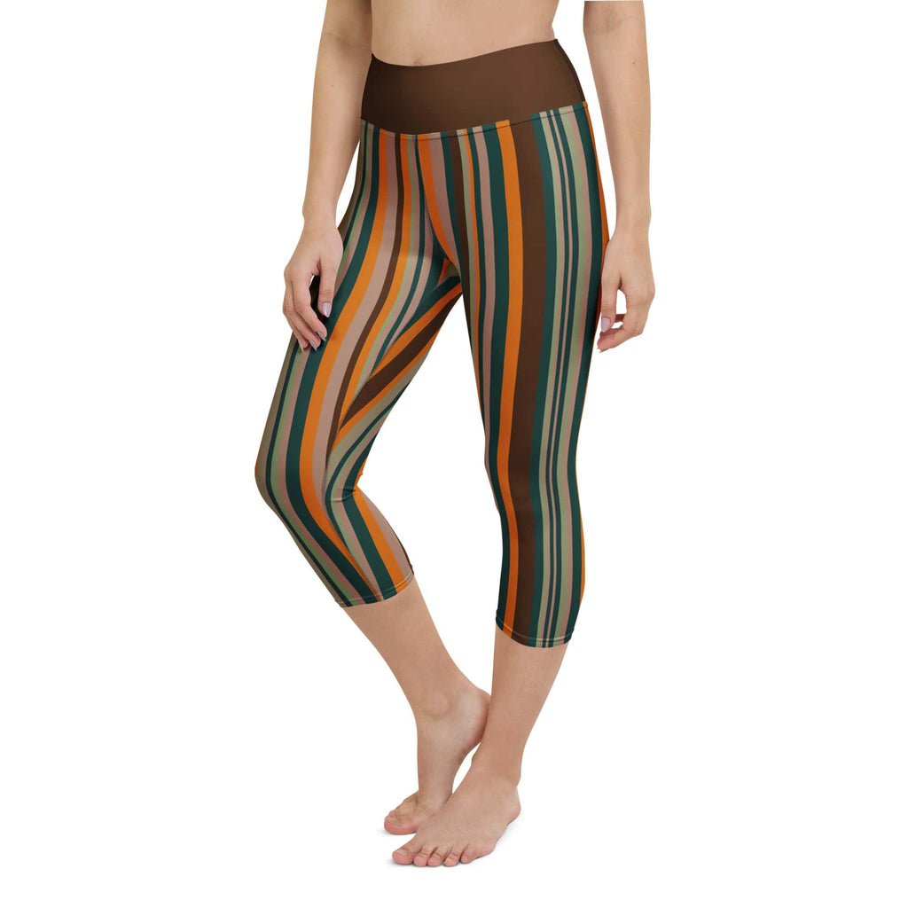 Groovy Stripes Yoga Capris