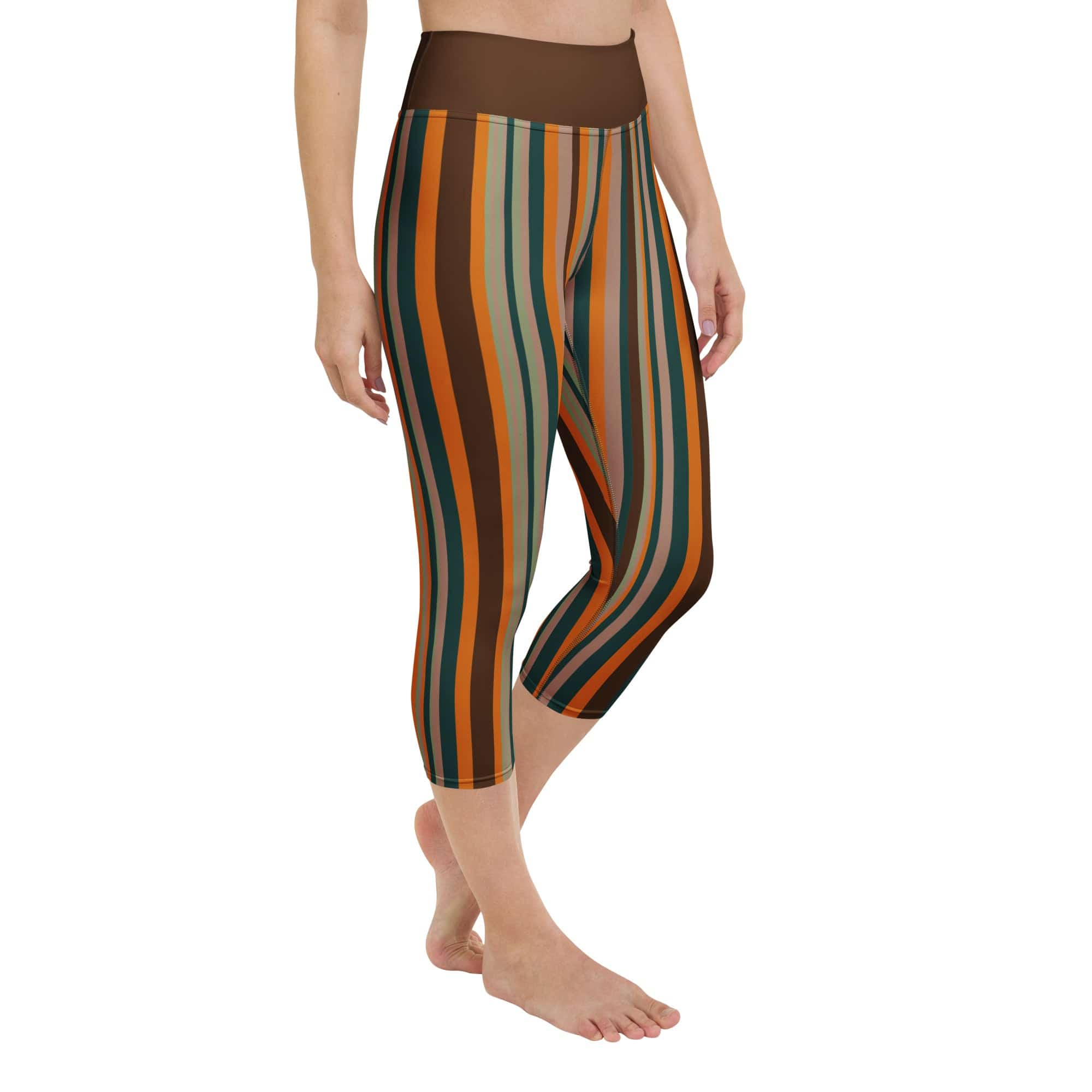 Groovy Stripes Yoga Capris