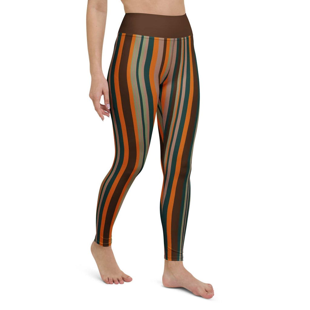Groovy Stripes Yoga Leggings