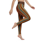 Groovy Stripes Yoga Leggings