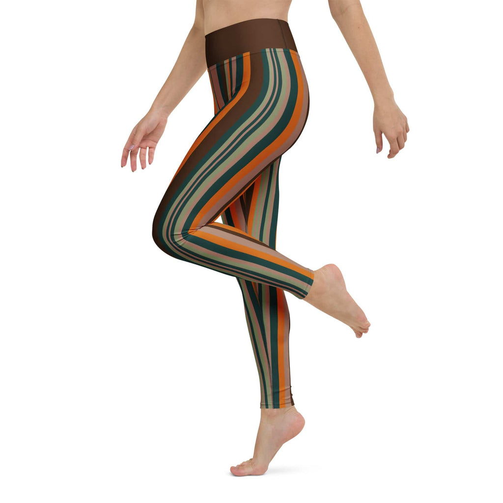 Groovy Stripes Yoga Leggings