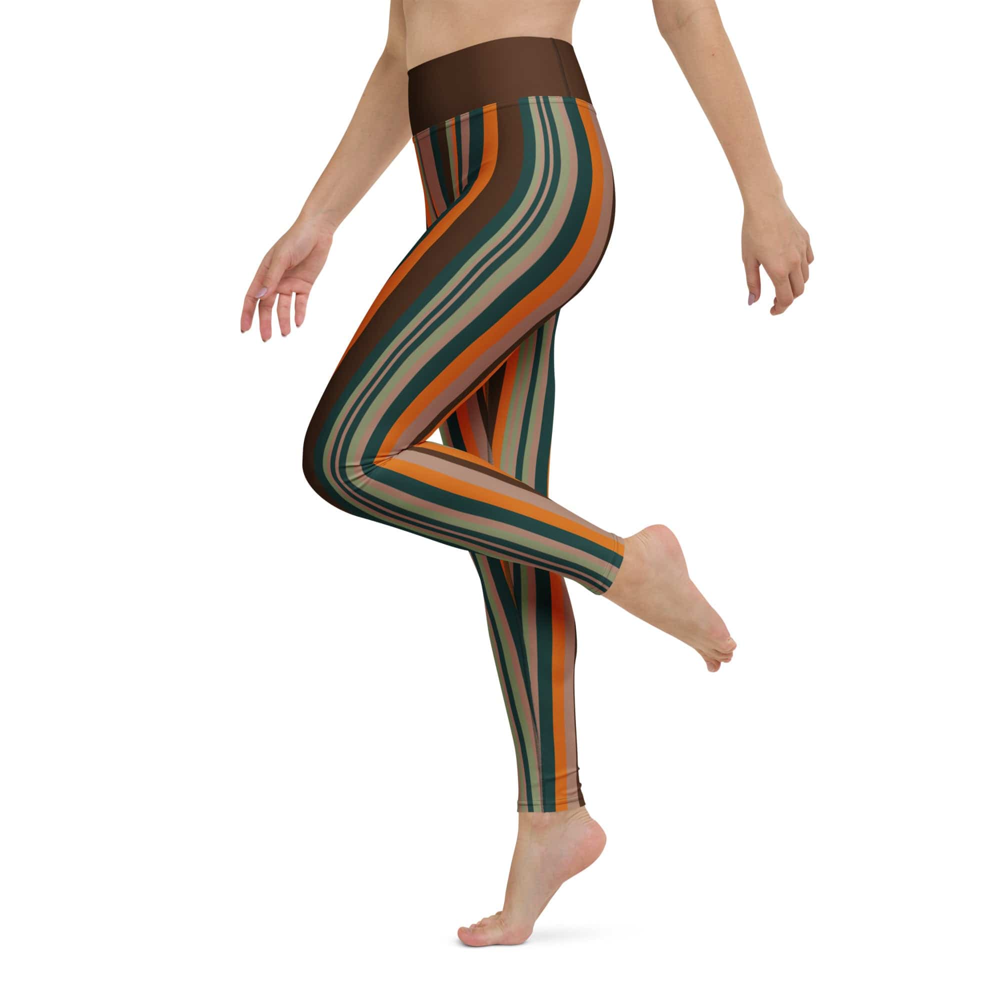 Groovy Stripes Yoga Leggings