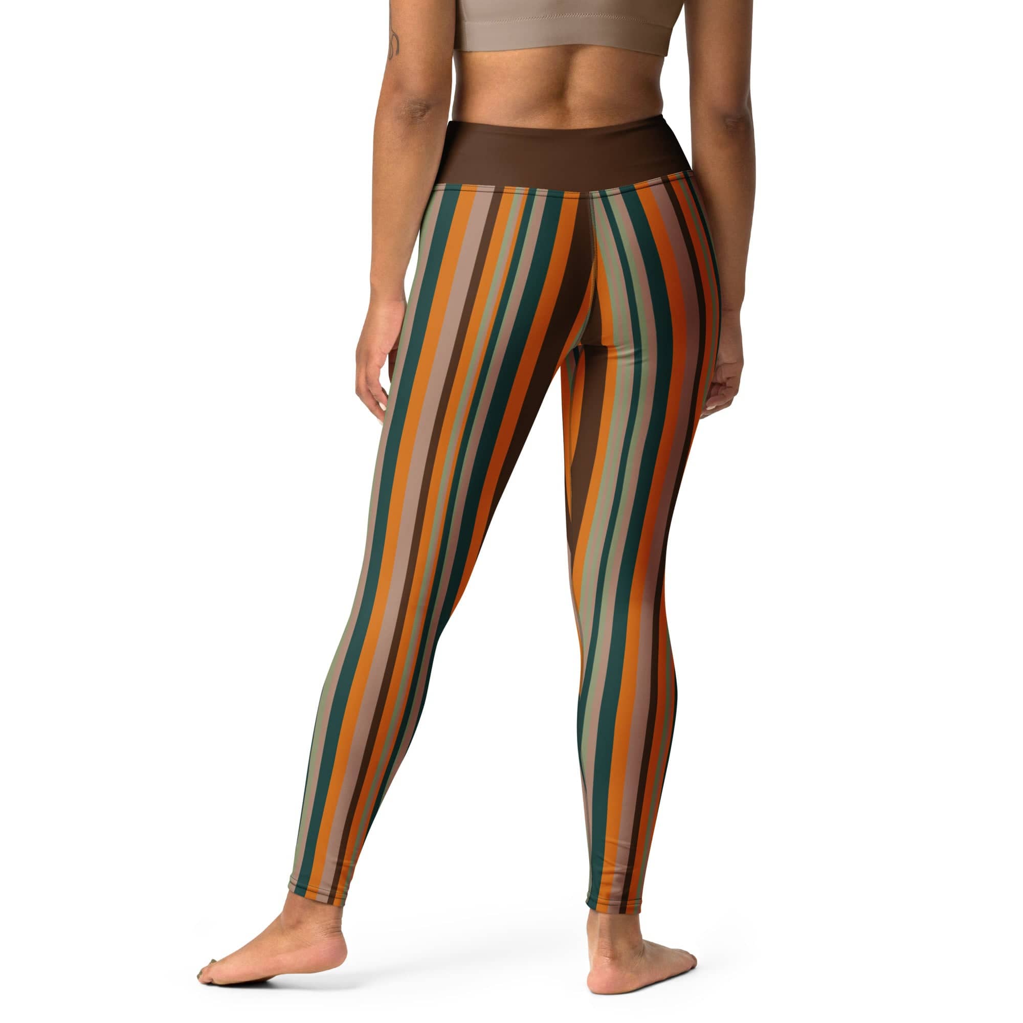 Groovy Stripes Yoga Leggings