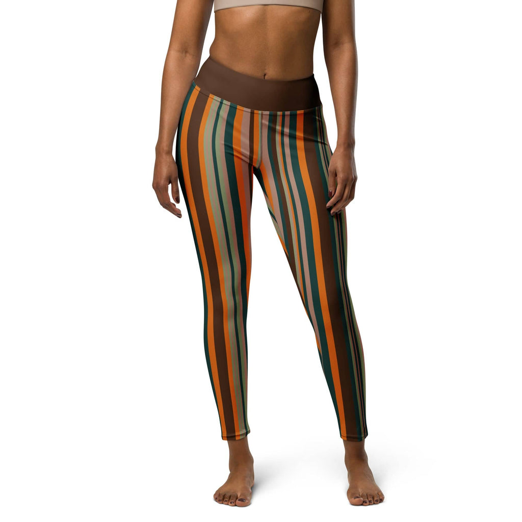 Groovy Stripes Yoga Leggings