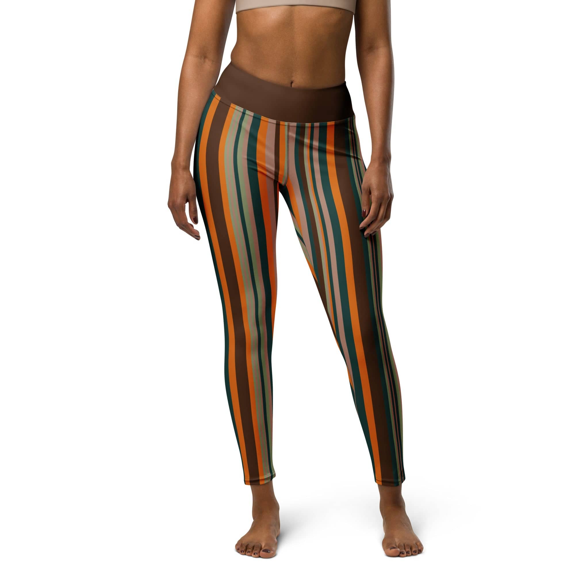 Groovy Stripes Yoga Leggings