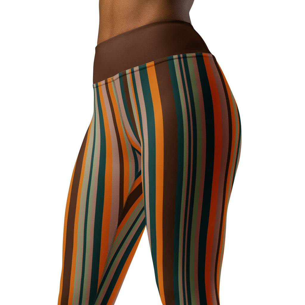 Groovy Stripes Yoga Leggings