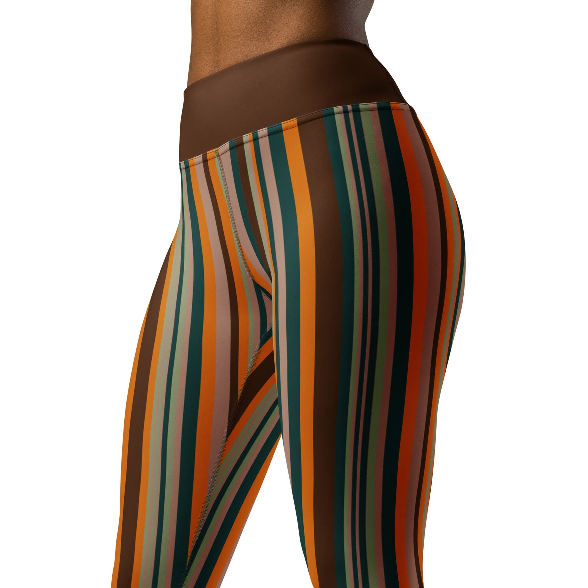 Groovy Stripes Yoga Leggings