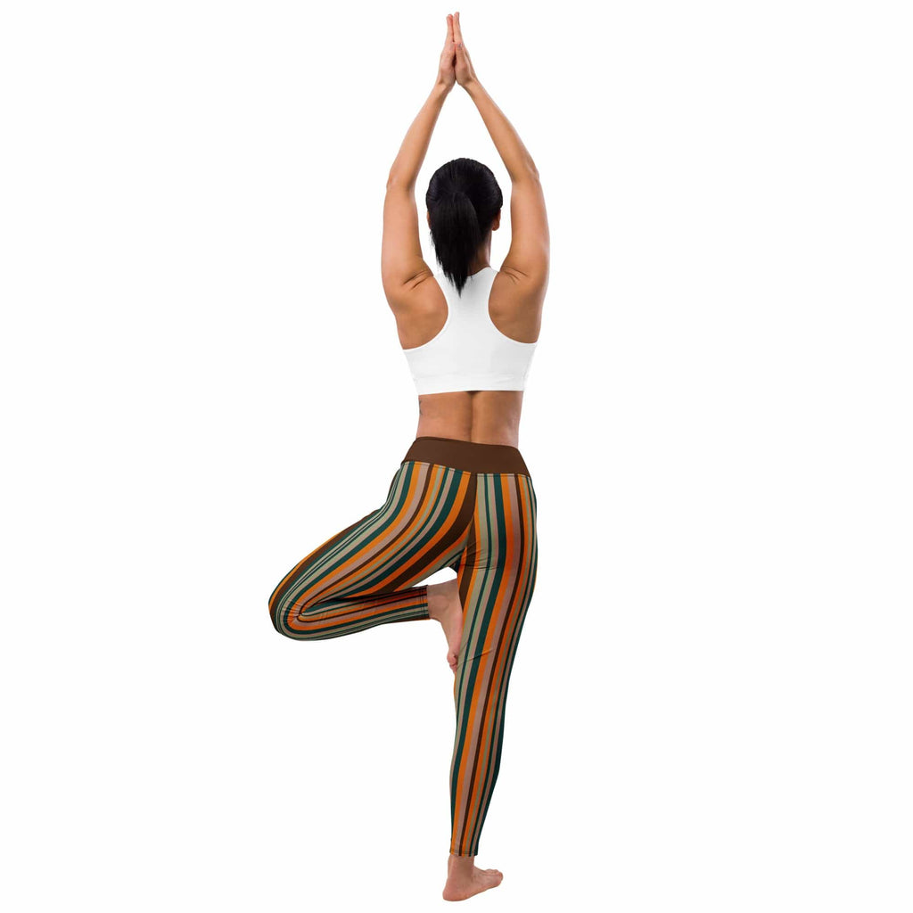 Groovy Stripes Yoga Leggings