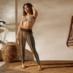Groovy Stripes Yoga Leggings