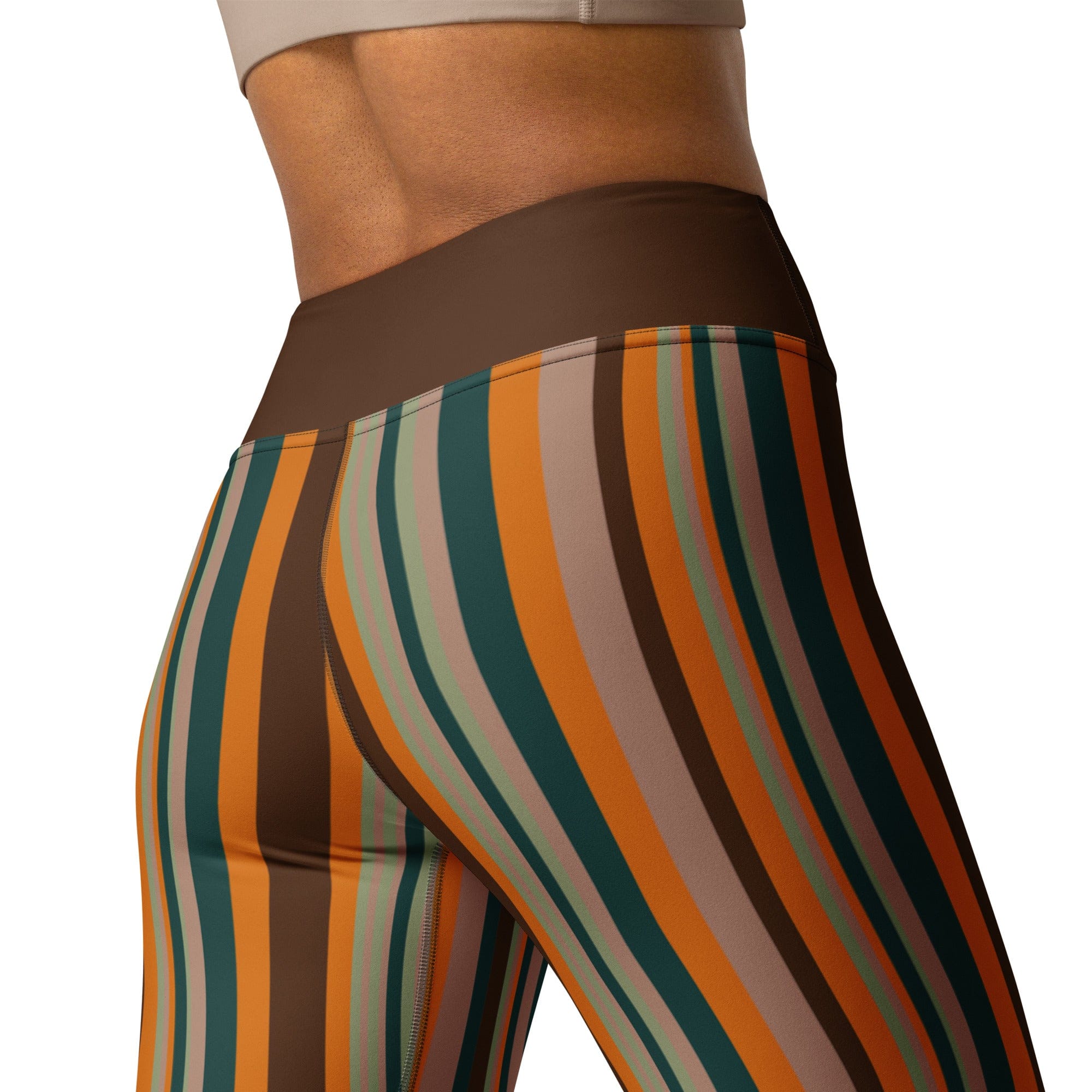 Groovy Stripes Yoga Leggings