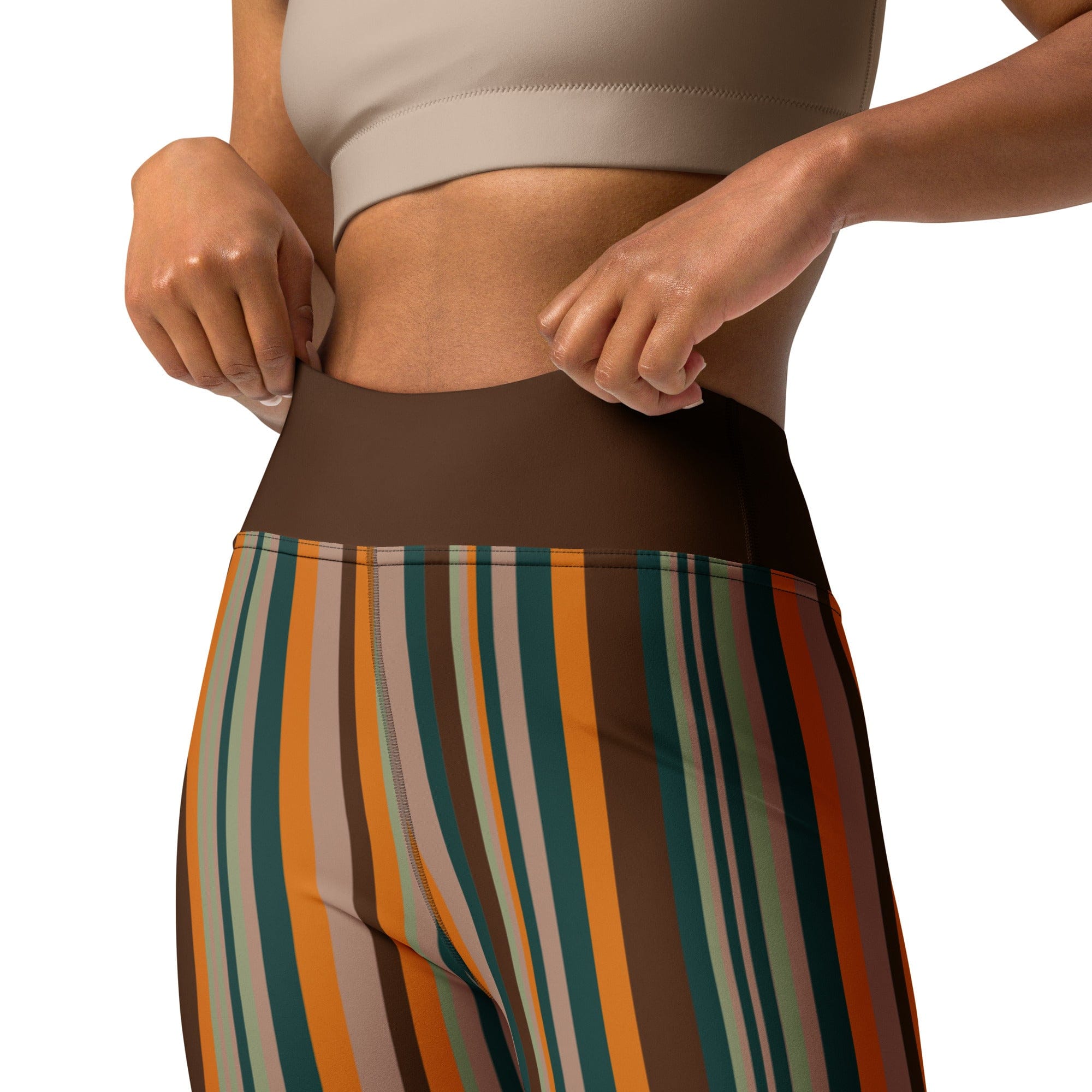 Groovy Stripes Yoga Leggings