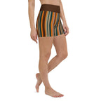Groovy Stripes Yoga Shorts