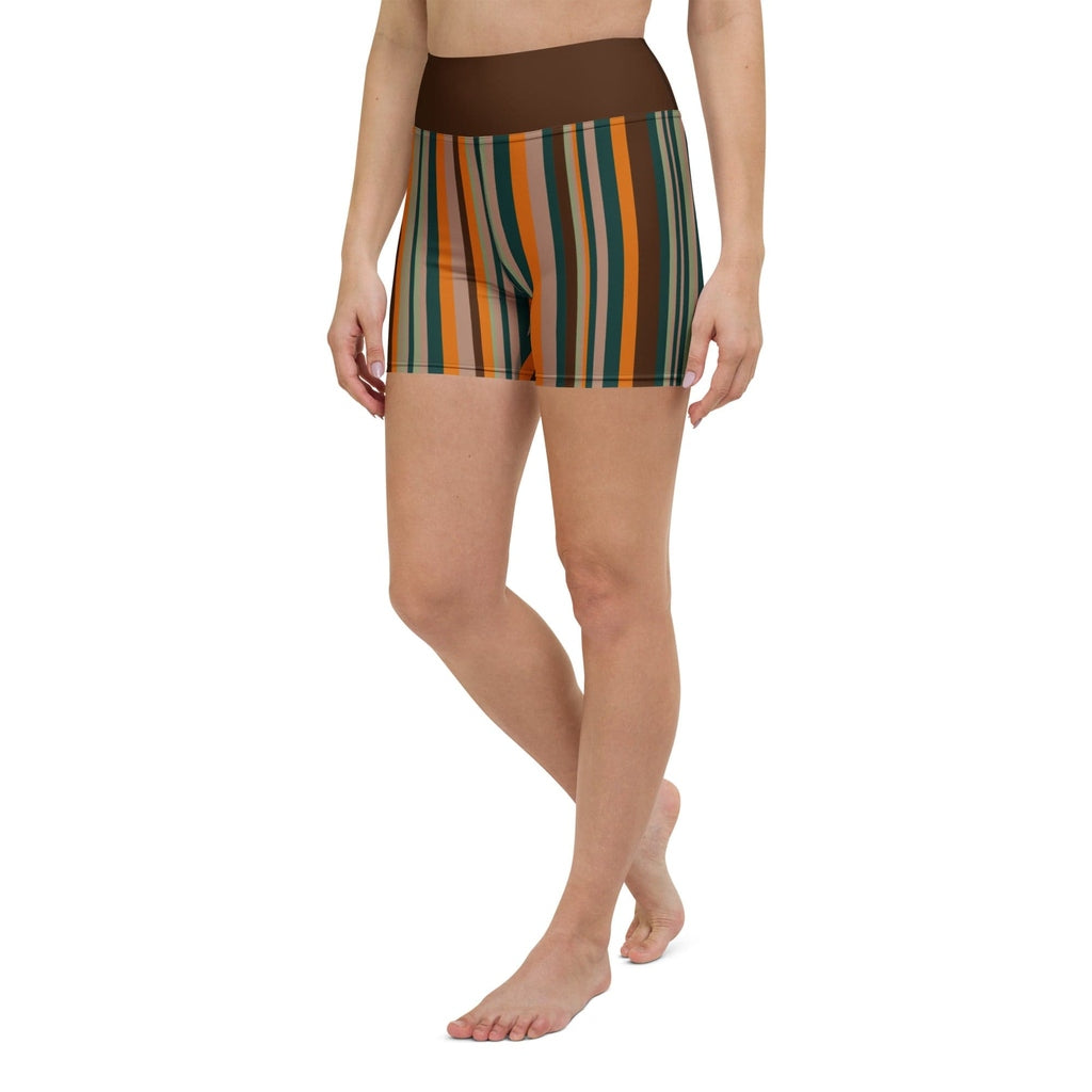 Groovy Stripes Yoga Shorts