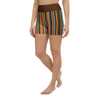 Groovy Stripes Yoga Shorts