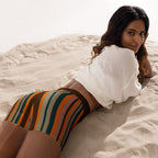 Groovy Stripes Yoga Shorts