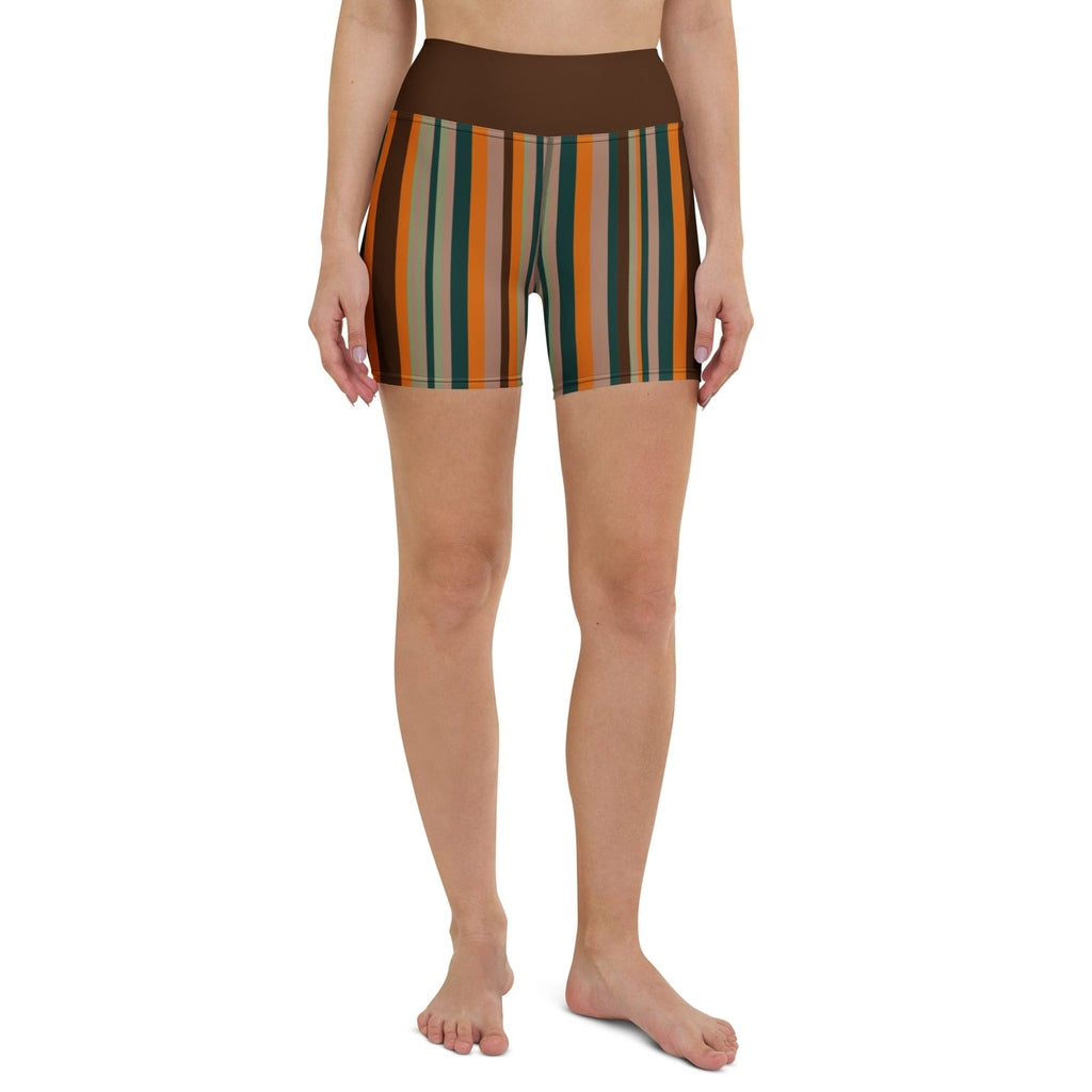 Groovy Stripes Yoga Shorts