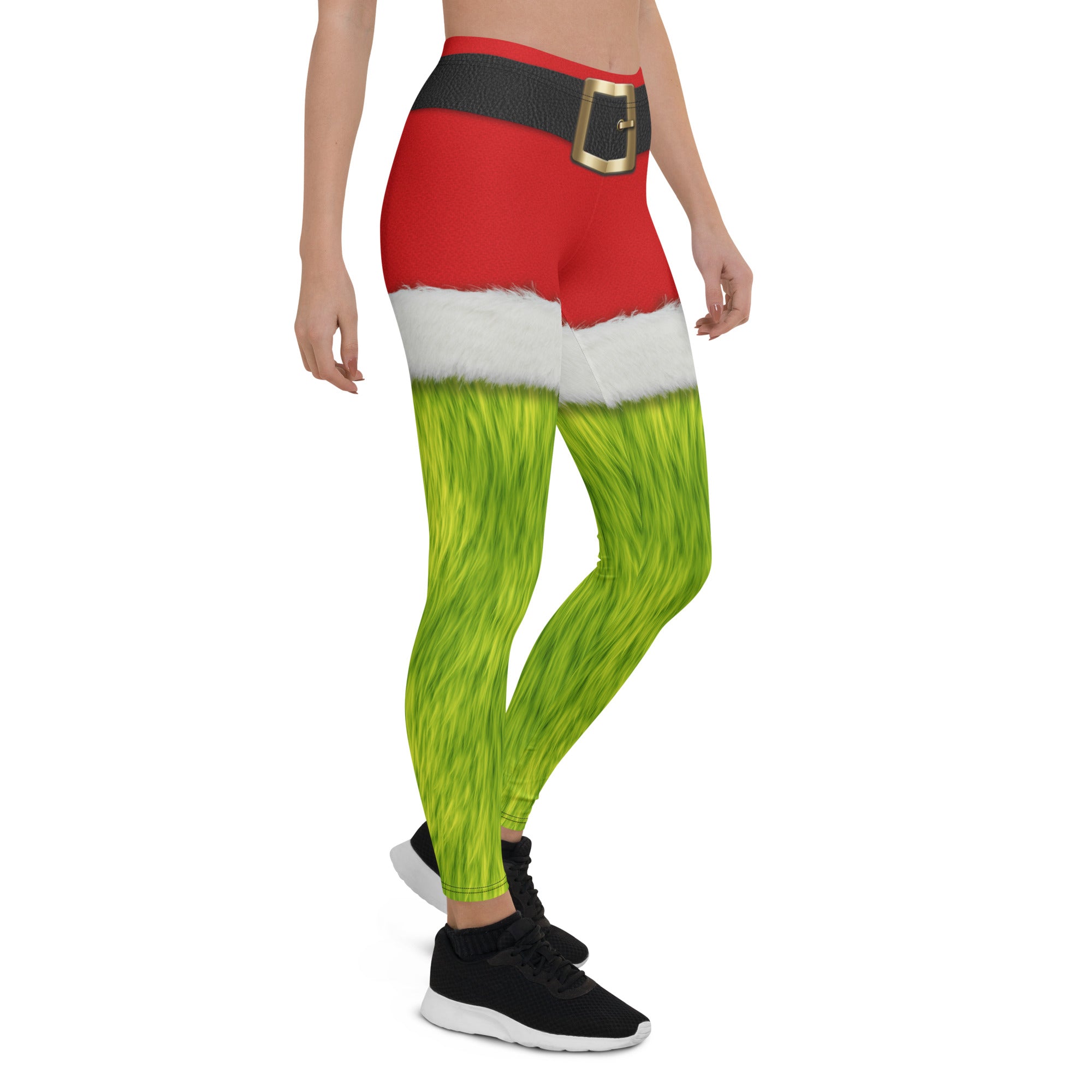 Womens Funny Printed Ugly Christmas Leggings Stretchy Xmas Tights